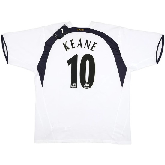 Keane 10 Retro Tottenham Hotspur Home Jersey 2006/07