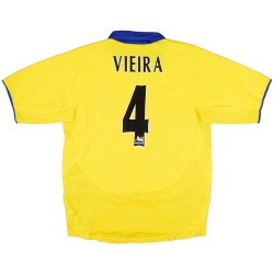 Vieira 4 Retro Arsenal Away Jersey 2003/04