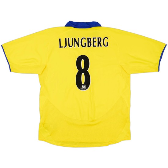 Ljungberg 8 Retro Arsenal Away Jersey 2003/04