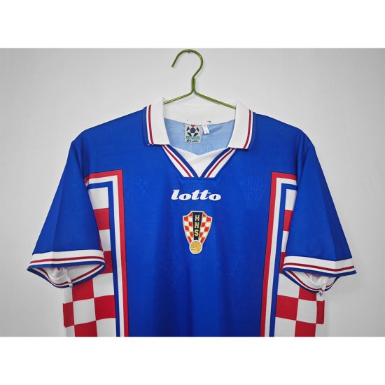 Šuker 9 Retro Croatia Away Jersey World Cup 1998