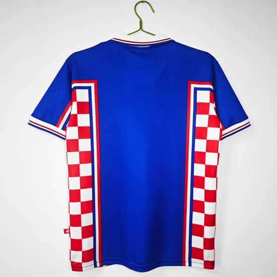Boban 10 Retro Croatia Away Jersey World Cup 1998