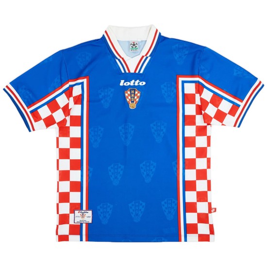 Boban 10 Retro Croatia Away Jersey World Cup 1998