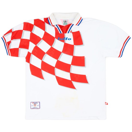 Šuker 9 Retro Croatia Home Jersey World Cup 1998