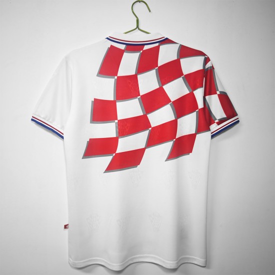 Boban 10 Retro Croatia Home Jersey World Cup 1998