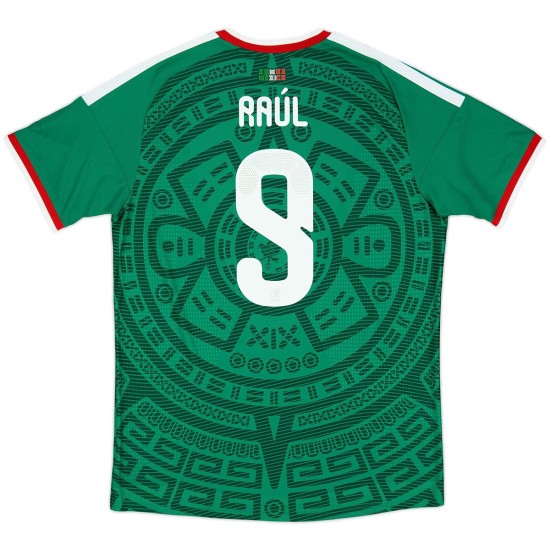 Raúl 9 Mexico Home Match Jersey Player Version World Cup 2026