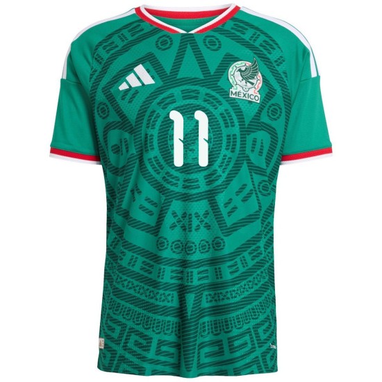 S.Giménez 11 Mexico Home Match Jersey Player Version World Cup 2026