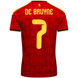 De Bruyne 7 Belgium Home Jersey World Cup 2026