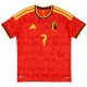 De Bruyne 7 Belgium Home Match Jersey Player Version World Cup 2026