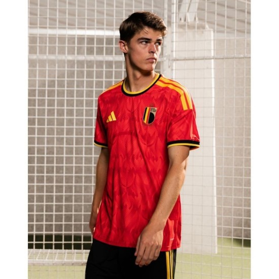 De Bruyne 7 Belgium Home Match Jersey Player Version World Cup 2026