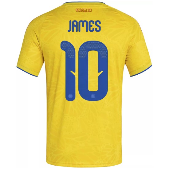 James 10 Colombia Home Jersey World Cup 2026
