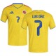Luis Díaz 7 Colombia Home Jersey World Cup 2026