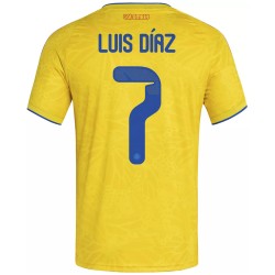 Luis Díaz 7 Colombia Home Jersey World Cup 2026
