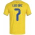 Luis Díaz 7 Colombia Home Jersey World Cup 2026