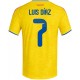 Luis Díaz 7 Colombia Home Match Jersey Player Version World Cup 2026