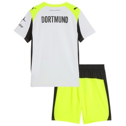 Kids Borussia Dortmund Away Jersey Kit 2025/26