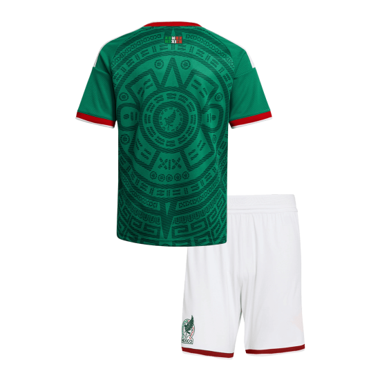 Kids Mexico Home Jersey Kit World Cup 2026